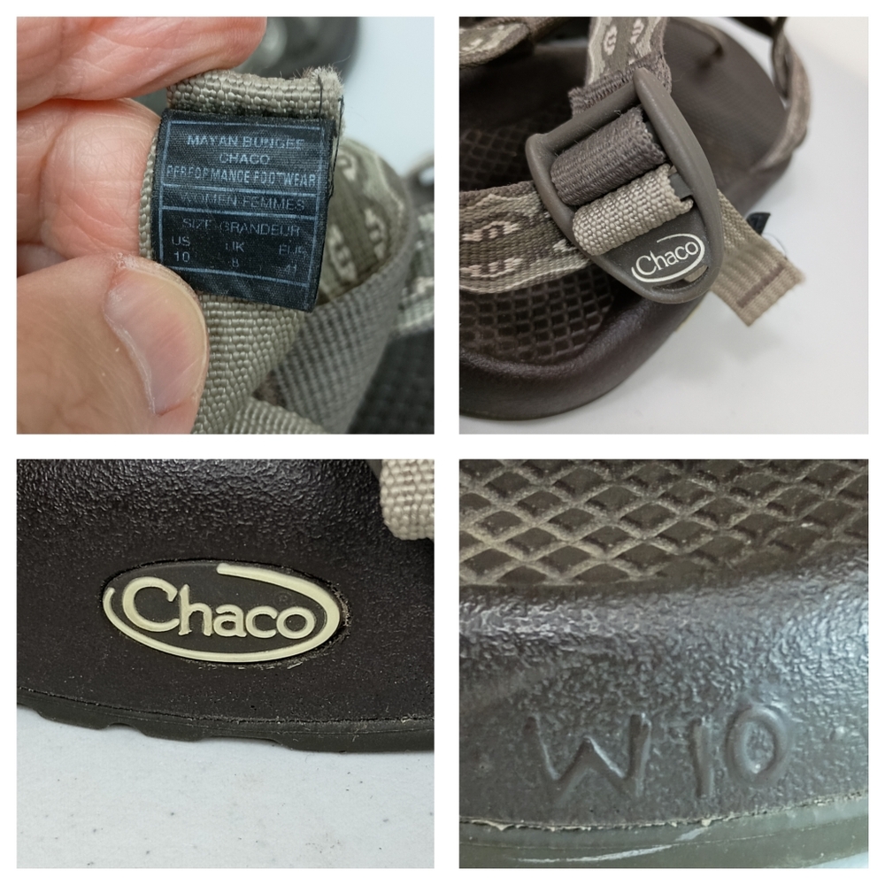Chaco Womens Mayan Bungee Sandals 10 Aztec Z2 Classic Hiking Water Beach Shoes - Picture 13 of 16